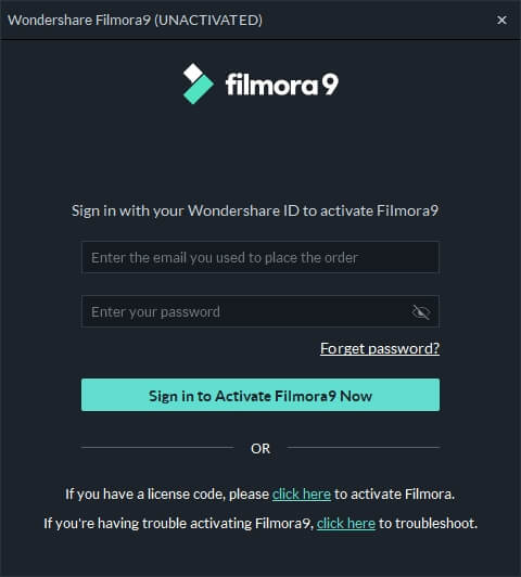 filmora offline activation